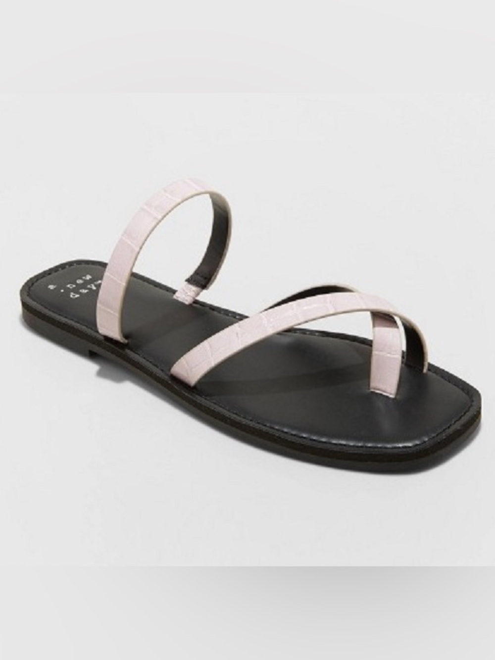 A New Day Felicity Cross Strap Sandals in lilac.
